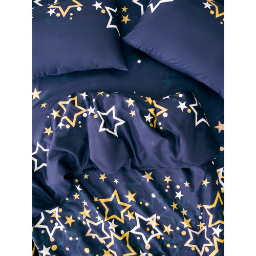 Постельное белье VT из полисатина 6364 2-х сп с евро простыней с наволочками 70/70 фото 2