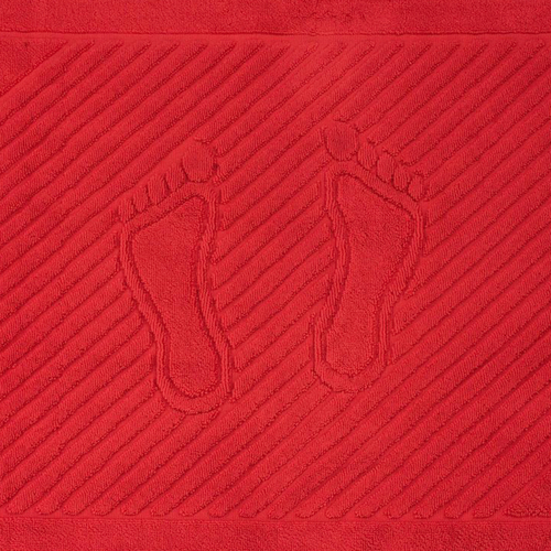 Полотенце махровое ножки 700 гр/м2 Туркменистан 50/70 см цвет красный фото 1