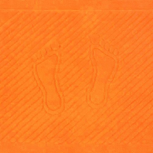 Полотенце махровое ножки 700 гр/м2 Туркменистан 50/70 см цвет мандарин фото 1
