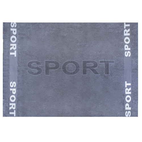 Полотенце велюровое Спорт 100/140 см цвет дымчатый фото 2