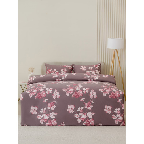 Постельное белье VT из полисатина 4115 2-х сп с евро простыней с наволочкой 50х70 фото 8