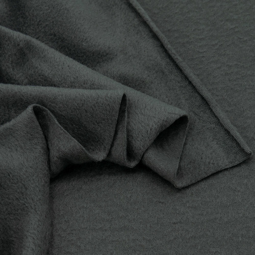 Ткань на отрез флис цвет Серый 2 фото 5