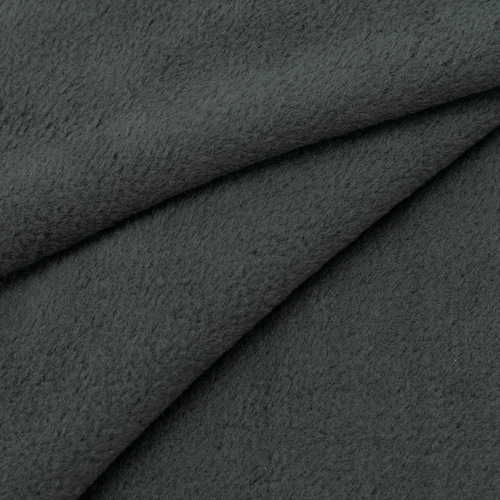 Ткань на отрез флис цвет Серый 2 фото 4