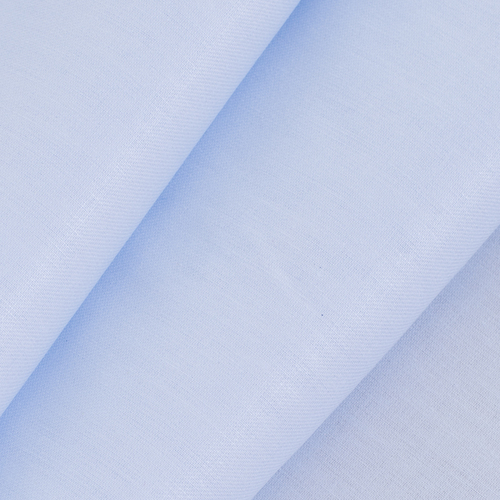 Ткань на отрез Тик 80 см цвет светло-голубой фото 1