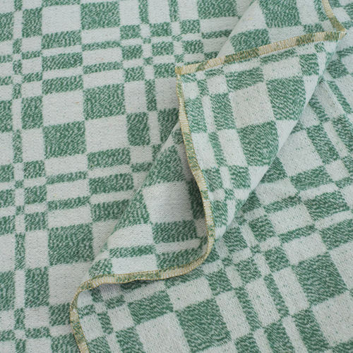 Одеяло байковое детское 100/140 цвет зеленый фото 3