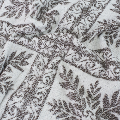 Одеяло байковое жаккардовое 185/200 цвет кельт коричневый фото 2