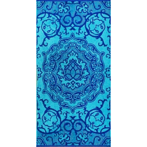 Полотенце махровое Water Lilu ПЦ-3502-2110-1 70/130 см цвет синий фото 1