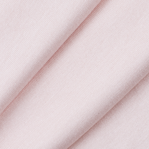 Ткань на отрез кулирка цвет бледно-розовый фото 3