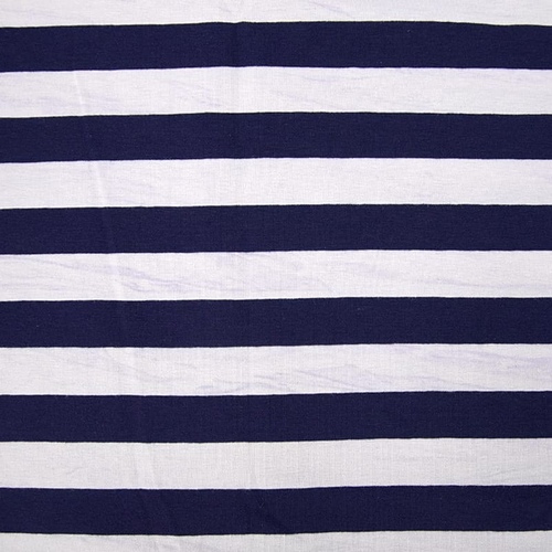 Ткань на отрез кулирка широкая синяя полоса фото 4