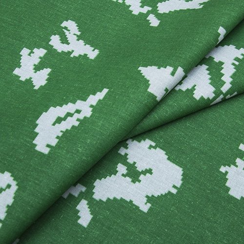 Ткань на отрез бязь камуфлированная 150 см 1610/1 цвет зеленый фото 2