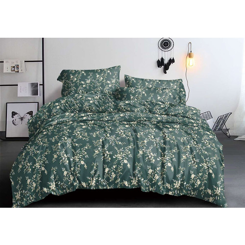 Постельное белье VT из полисатина 3541-12 2-х сп с евро простыней с наволочками 70/70 фото 1