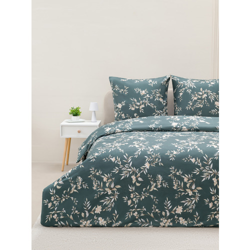 Постельное белье VT из полисатина 3541-12 2-х сп с евро простыней с наволочками 70/70 фото 9