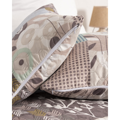 Чехол п/э декоративный для подушки с молнией, ультрастеп 974-9 45/45 см фото 2