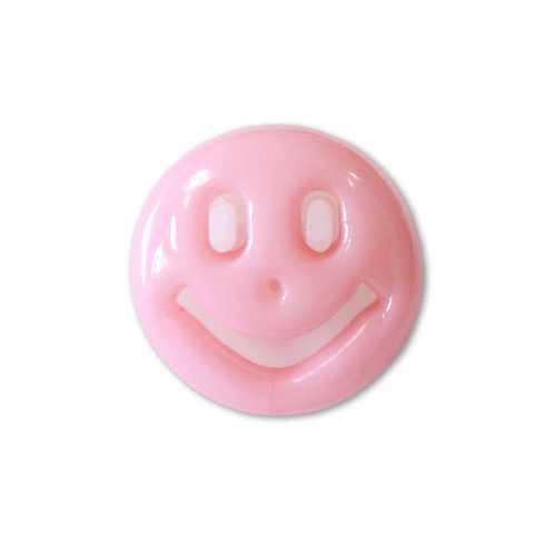 Пуговица детская сборная Смайл 13 мм цвет розовый упаковка 24 шт фото 1