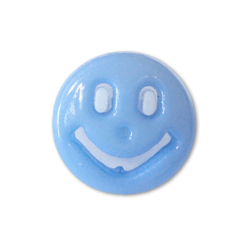 Пуговица детская сборная Смайл 13 мм цвет св-голубой упаковка 24 шт фото 1
