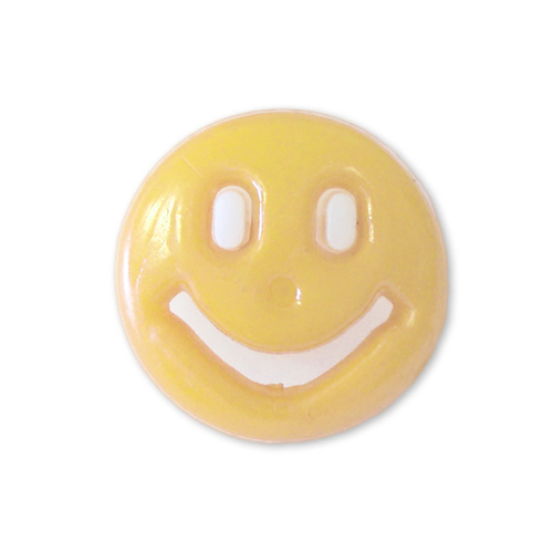Пуговица детская сборная Смайл 13 мм цвет св-желтый упаковка 24 шт фото 1