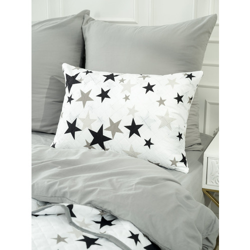 Чехол декоративный VT для подушки с молнией, ультрастеп DJL7607 50/70 см в упаковке 2 шт фото 1