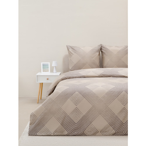 Постельное белье VT из полисатина 506-2 2-х сп с евро простыней с наволочками 70/70 фото 9