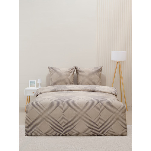 Постельное белье VT из полисатина 506-2 2-х сп с евро простыней с наволочками 70/70 фото 1