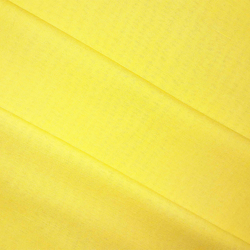 Ткань на отрез полулен 150 см 70017 цвет желтый фото 1