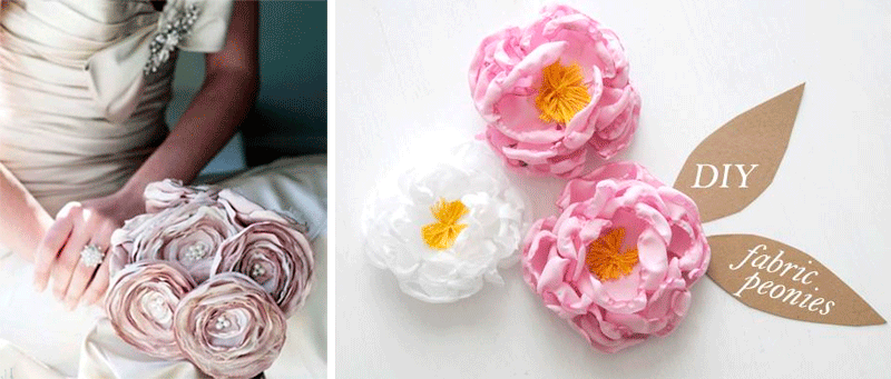 Как сделать цветы из ткани своими руками Мастер-Класс DIY
